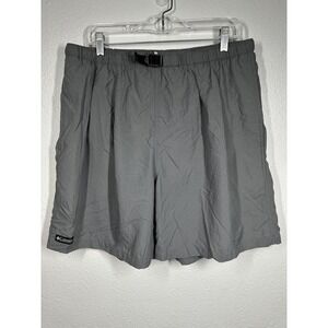 Columbia Shorts Mens XL Nylon Mesh Liner Quick Dry Built-In Belt Zip Pocket